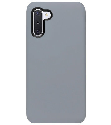 ADEL Siliconen Back Cover Softcase Hoesje voor Samsung Galaxy Note 10 Plus - Grijs