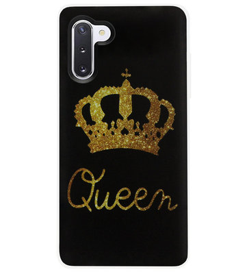 ADEL Siliconen Back Cover Softcase Hoesje voor Samsung Galaxy Note 10 Plus - Queen Koningin
