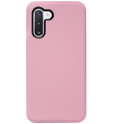 ADEL Siliconen Back Cover Softcase Hoesje voor Samsung Galaxy Note 10 Plus - Roze