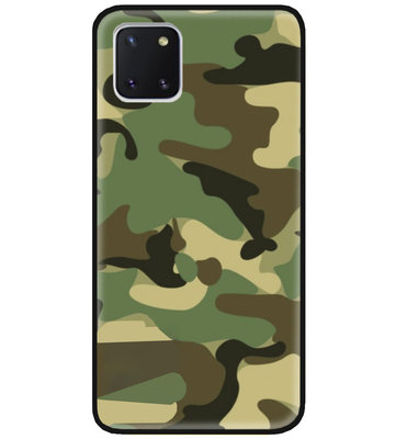 ADEL Siliconen Back Cover Softcase Hoesje voor Samsung Galaxy Note 10 Lite - Camouflage
