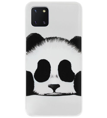 ADEL Siliconen Back Cover Softcase Hoesje voor Samsung Galaxy Note 10 Lite - Panda