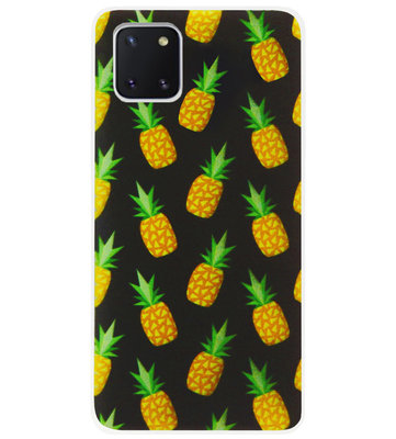 ADEL Siliconen Back Cover Softcase Hoesje voor Samsung Galaxy Note 10 Lite - Ananas