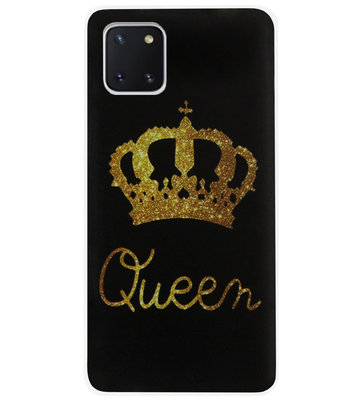 ADEL Siliconen Back Cover Softcase Hoesje voor Samsung Galaxy Note 10 Lite - Queen Koningin