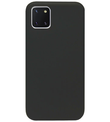 ADEL Siliconen Back Cover Softcase Hoesje voor Samsung Galaxy Note 10 Lite - Zwart