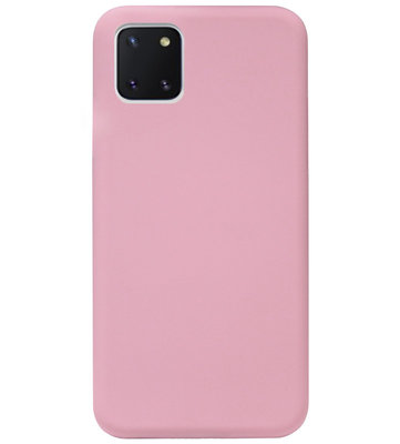 ADEL Siliconen Back Cover Softcase Hoesje voor Samsung Galaxy Note 10 Lite - Roze