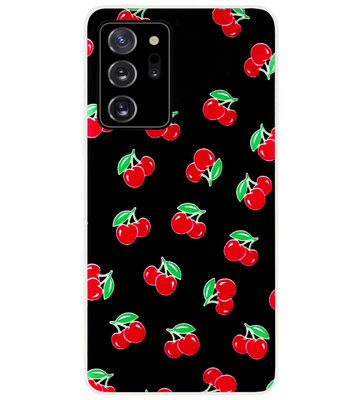 ADEL Siliconen Back Cover Softcase Hoesje voor Samsung Galaxy Note 20 - Fruit