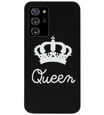 ADEL Siliconen Back Cover Softcase Hoesje voor Samsung Galaxy Note 20 - Queen
