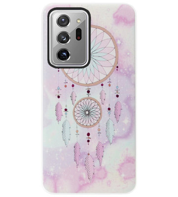 ADEL Siliconen Back Cover Softcase Hoesje voor Samsung Galaxy Note 20 Ultra - Dromenvanger Kleur