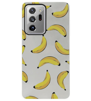 ADEL Siliconen Back Cover Softcase Hoesje voor Samsung Galaxy Note 20 Ultra - Bananen Geel