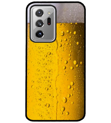 ADEL Siliconen Back Cover Softcase Hoesje voor Samsung Galaxy Note 20 Ultra - Pils Bier