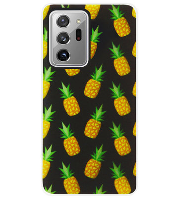 ADEL Siliconen Back Cover Softcase Hoesje voor Samsung Galaxy Note 20 Ultra - Ananas