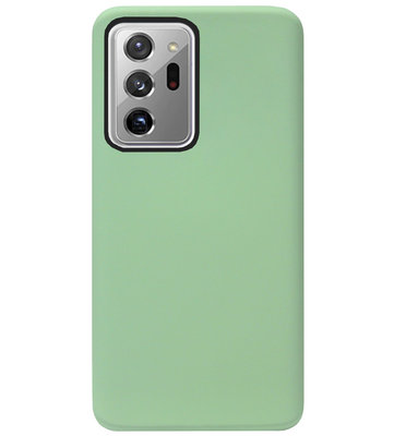 ADEL Premium Siliconen Back Cover Softcase Hoesje voor Samsung Galaxy Note 20 Ultra - Lichtgroen