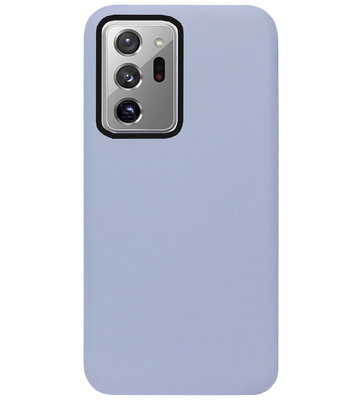 ADEL Premium Siliconen Back Cover Softcase Hoesje voor Samsung Galaxy Note 20 Ultra - Lavendel Grijs