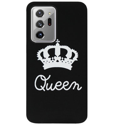 ADEL Siliconen Back Cover Softcase Hoesje voor Samsung Galaxy Note 20 Ultra - Queen