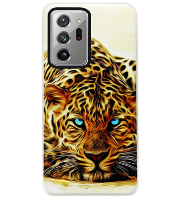 ADEL Siliconen Back Cover Softcase Hoesje voor Samsung Galaxy Note 20 Ultra - Tijger