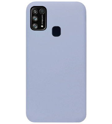 ADEL Premium Siliconen Back Cover Softcase Hoesje voor Samsung Galaxy M31 - Lavendel Grijs