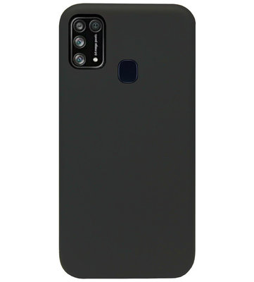 ADEL Siliconen Back Cover Softcase Hoesje voor Samsung Galaxy M31 - Zwart