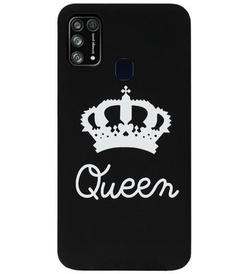ADEL Siliconen Back Cover Softcase Hoesje voor Samsung Galaxy M31 - Queen