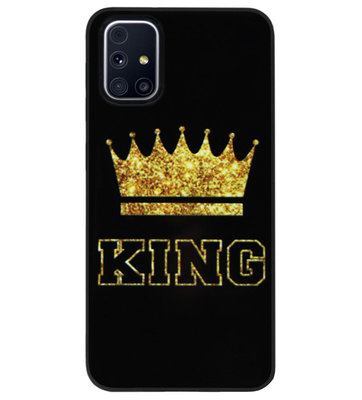 ADEL Siliconen Back Cover Softcase Hoesje voor Samsung Galaxy M31s - King Koning