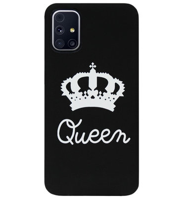 ADEL Siliconen Back Cover Softcase Hoesje voor Samsung Galaxy M31s - Queen