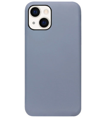 ADEL Premium Siliconen Back Cover Softcase Hoesje voor iPhone 13 - Lavendel