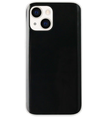 ADEL Siliconen Back Cover Softcase Hoesje voor iPhone 13 - Doorzichtig Transparant