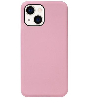 ADEL Siliconen Back Cover Softcase Hoesje voor iPhone 13 - Roze
