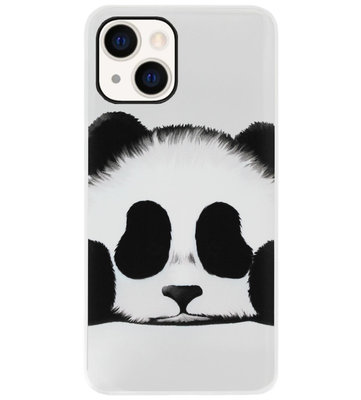 ADEL Siliconen Back Cover Softcase Hoesje voor iPhone 13 Mini - Panda