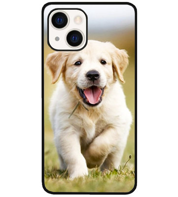 ADEL Siliconen Back Cover Softcase Hoesje voor iPhone 13 Mini - Labrador Retriever Hond