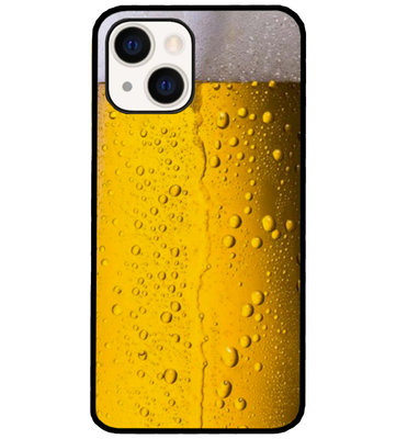 ADEL Siliconen Back Cover Softcase Hoesje voor iPhone 13 Mini - Pils Bier