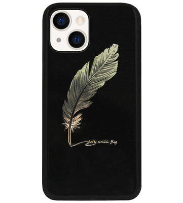 ADEL Siliconen Back Cover Softcase Hoesje voor iPhone 13 Mini - Veer