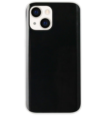 ADEL Siliconen Back Cover Softcase Hoesje voor iPhone 13 Mini - Doorzichtig Transparant