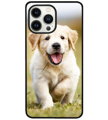 ADEL Siliconen Back Cover Softcase Hoesje voor iPhone 13 Pro - Labrador Retriever Hond