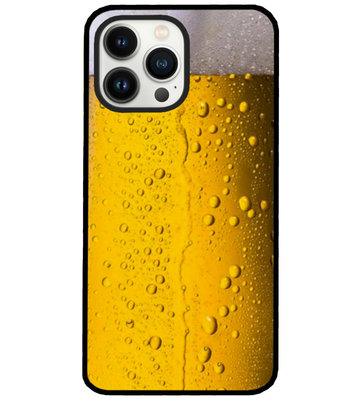 ADEL Siliconen Back Cover Softcase Hoesje voor iPhone 13 Pro - Pils Bier