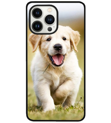 ADEL Siliconen Back Cover Softcase Hoesje voor iPhone 13 Pro Max - Labrador Retriever Hond