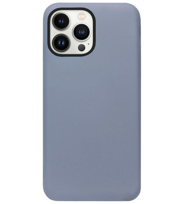 ADEL Premium Siliconen Back Cover Softcase Hoesje voor iPhone 13 Pro Max - Lavendel