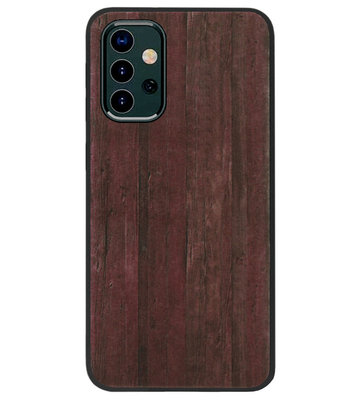 ADEL Siliconen Back Cover Softcase Hoesje voor Samsung Galaxy A32 (5G) - Hout Design Bruin