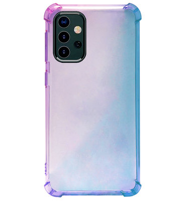 ADEL Siliconen Back Cover Softcase Hoesje voor Samsung Galaxy A32 (5G) - Kleurovergang Blauw Paars