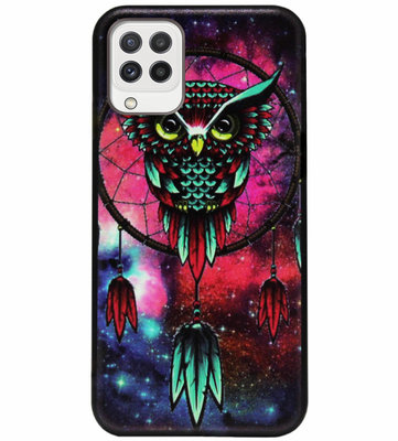 ADEL Siliconen Back Cover Softcase Hoesje voor Samsung Galaxy M22/ A22 (4G) - Uil