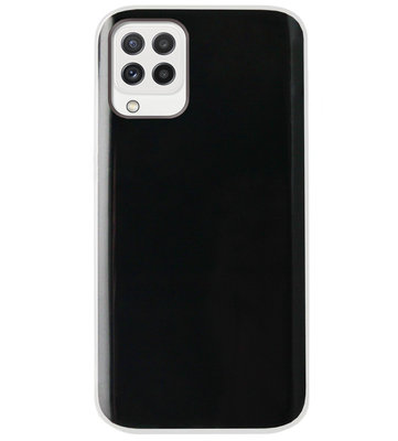 ADEL Siliconen Back Cover Softcase Hoesje voor Samsung Galaxy M22/ A22 (4G) - Doorzichtig Transparant