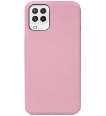 ADEL Siliconen Back Cover Softcase Hoesje voor Samsung Galaxy M22/ A22 (4G) - Roze