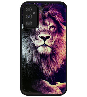 ADEL Siliconen Back Cover Softcase Hoesje voor Samsung Galaxy M52 - Leeuw