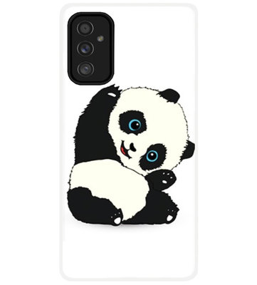ADEL Siliconen Back Cover Softcase Hoesje voor Samsung Galaxy M52 - Panda