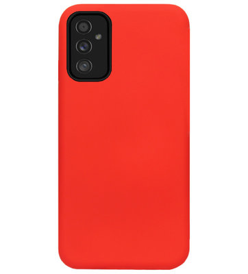 ADEL Siliconen Back Cover Softcase Hoesje voor Samsung Galaxy M52 - Rood