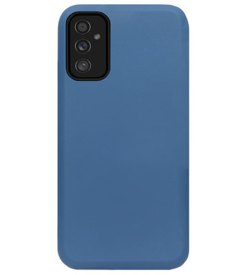 ADEL Premium Siliconen Back Cover Softcase Hoesje voor Samsung Galaxy M52 - Blauw