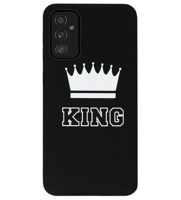 ADEL Siliconen Back Cover Softcase Hoesje voor Samsung Galaxy M52 - King
