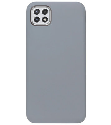 ADEL Siliconen Back Cover Softcase Hoesje voor Samsung Galaxy A22 (5G) - Grijs