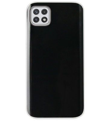 ADEL Siliconen Back Cover Softcase Hoesje voor Samsung Galaxy A22 (5G) - Doorzichtig Transparant