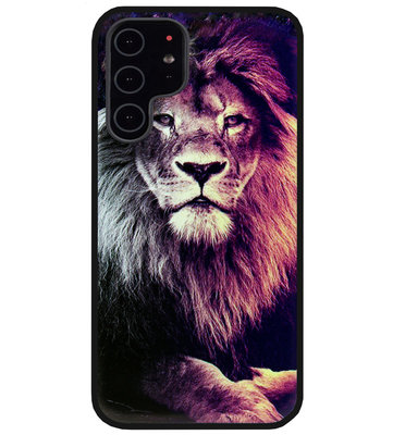 ADEL Siliconen Back Cover Softcase Hoesje voor Samsung Galaxy S22 - Leeuw