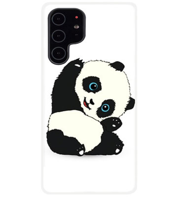 ADEL Siliconen Back Cover Softcase Hoesje voor Samsung Galaxy S22 - Panda